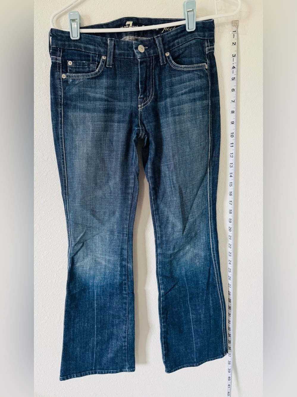 Women's Classic Straight-Leg Jeans in Dark Indigo 7 for all mankind Size 25